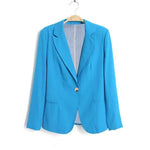 Office Ladies Black Formal Blazer Women Work Suit - EX-STOCK CANADA