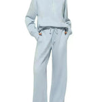 Plain Women  Matching Casual Winter Tracksuit set joggers and hoodie set for women - EX-STOCK CANADA