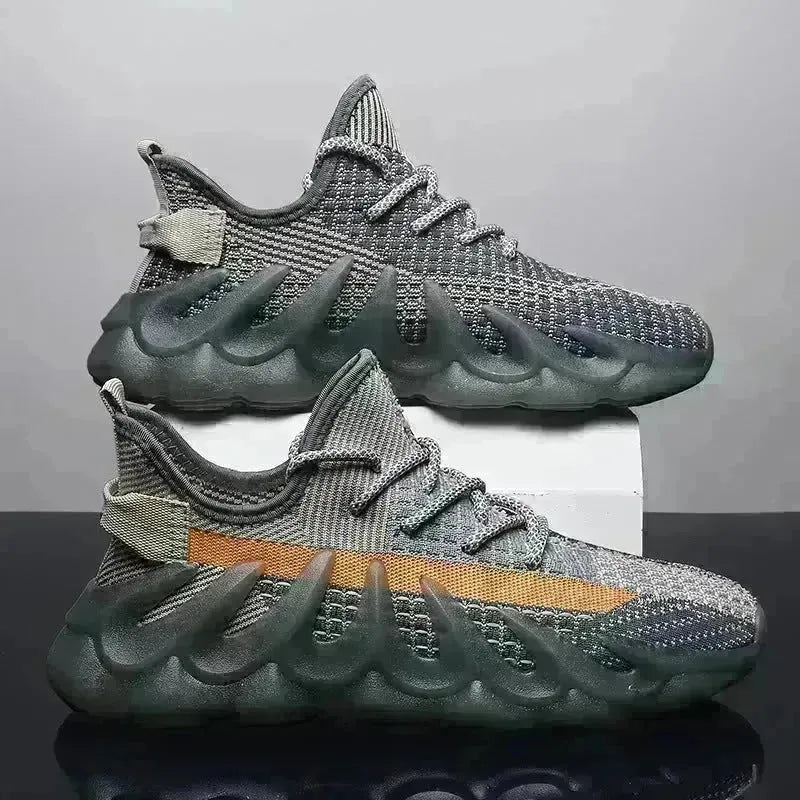 Fashion Sneakers With Wave Sole Cool Sports Shoes Men - EX-STOCK CANADA