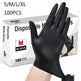 Disposable Nitrile Black Rubber Gloves 