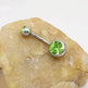Puncture Hypoallergenic Titanium Steel Navel Buckle Belly Nail - EX-STOCK CANADA