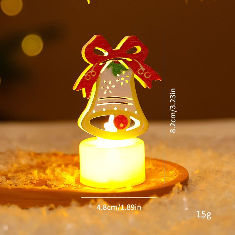 LED Electronic Candle Lights Christmas Trees Santa Claus Snowmen Creative Candles Small Night Lights Home Decorative Ornaments EX-STOCK Canada 