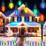 Christmas Solar C9 Strawberry Floor Plug Multicolored Rope String Lights 20pcs - EX-STOCK CANADA