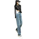 Plus Size Wide Legs Baggy Jeans Pant For Women Autumn And Winter - EX-STOCK CANADA