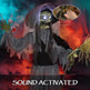 Animatronics Standing Witch, Voice-Activated Prop, Spinning Head & Flashing Eyes, Easy Setup Indoor, Black EX-STOCK Canada 