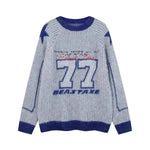New Trend Autumn Winter Round neck Oversized Pullover Wool Sweater for Teenagers - EX-STOCK CANADA