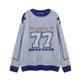New Trend Autumn Winter Round neck Oversized Pullover Wool Sweater for Teenagers - EX-STOCK CANADA