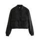 Fall Single Breasted  Cashmere Cropped Jacket for women - EX-STOCK CANADA