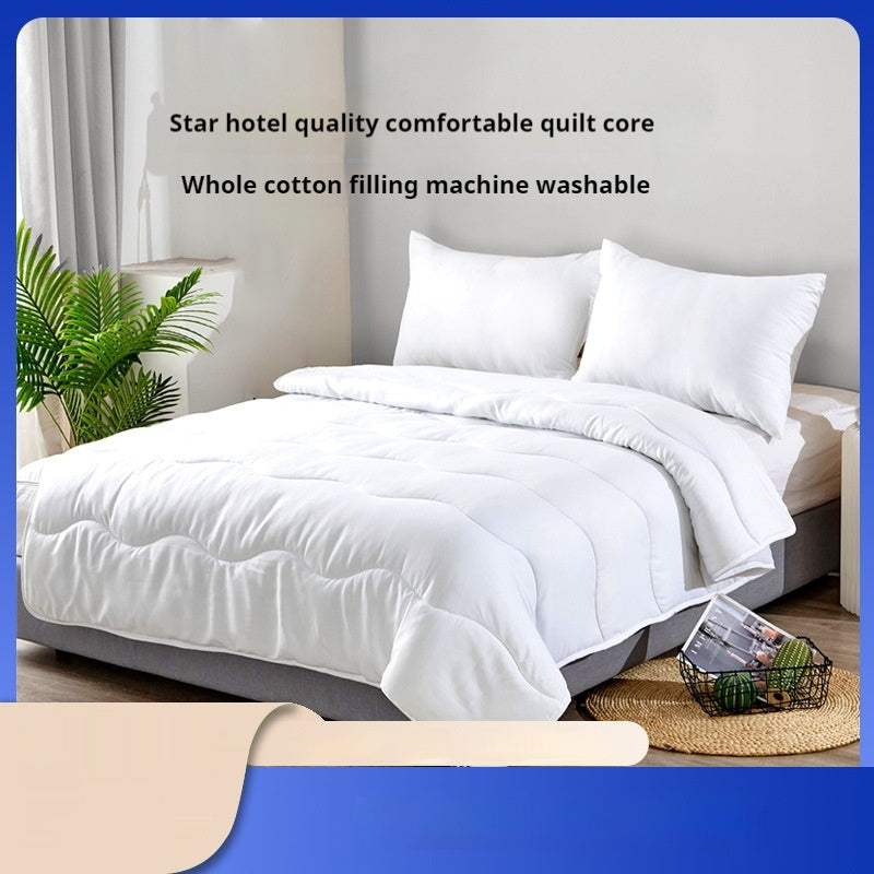 Chemical Fiber Bed & Breakfast Hotel Duvet Insert Thick Feather Velvet Quilt EX-STOCK Canada 