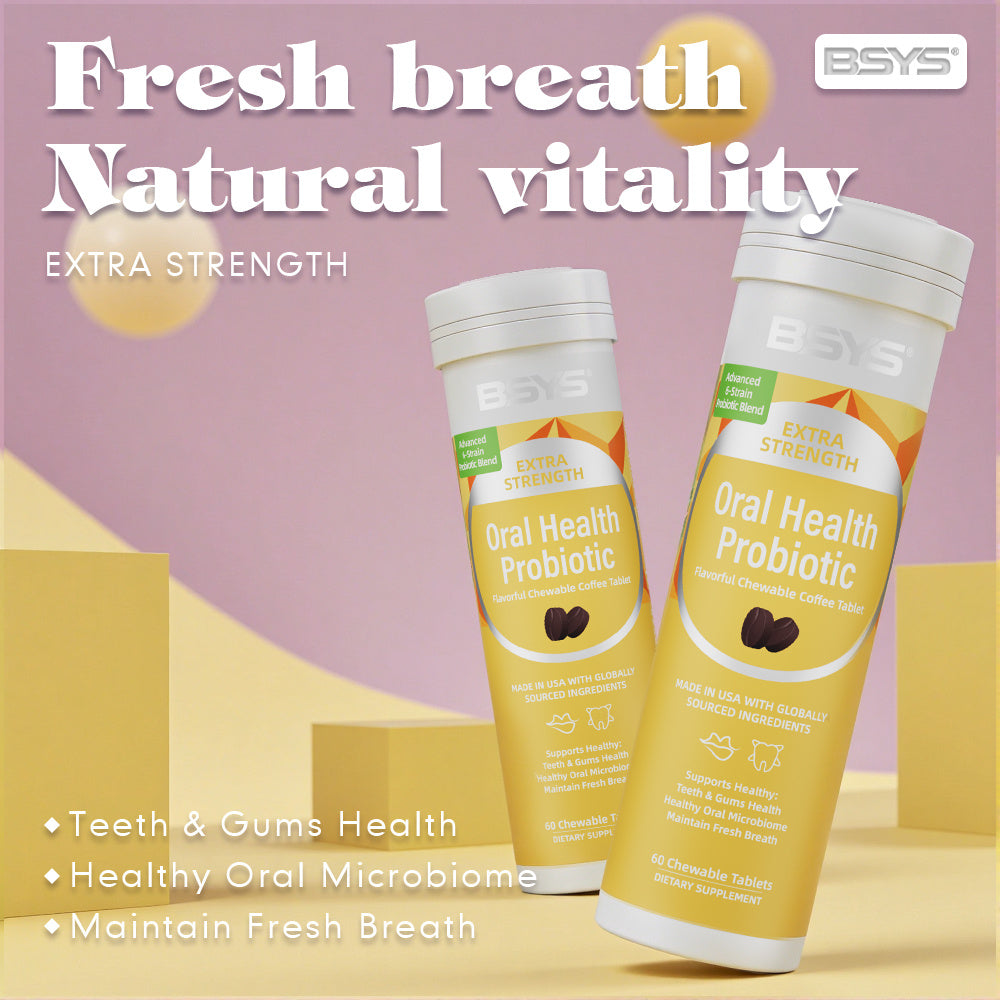 BSYS Coffee Lovers Meet Your New Obsession Oral Probiotic Chews That TASTE LIKE COFFEE  High-quality Supplements For Your Mouth No Gross Aftertaste, Just That Rich, Roasty Vibe. Game Changer EX-STOCK
