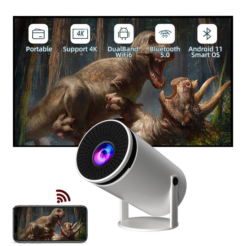 Barrel Machine Hy300 Smart AnzhuoHD Projection Screen Home Recommend Projector  EX-STOCK CANADA