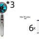 Propeller Driven Shower Head With Stop Button And Cotton Filter Turbocharged High Pressure Handheld Shower Nozzle - EX-STOCK CANADA