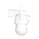 White 4G LTE Outdoor PTZ Security Camera with Solar Panel
