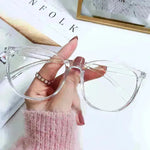 Large Frame Anti-blue Light Glasses Frame Myopia Finished Flat Frame