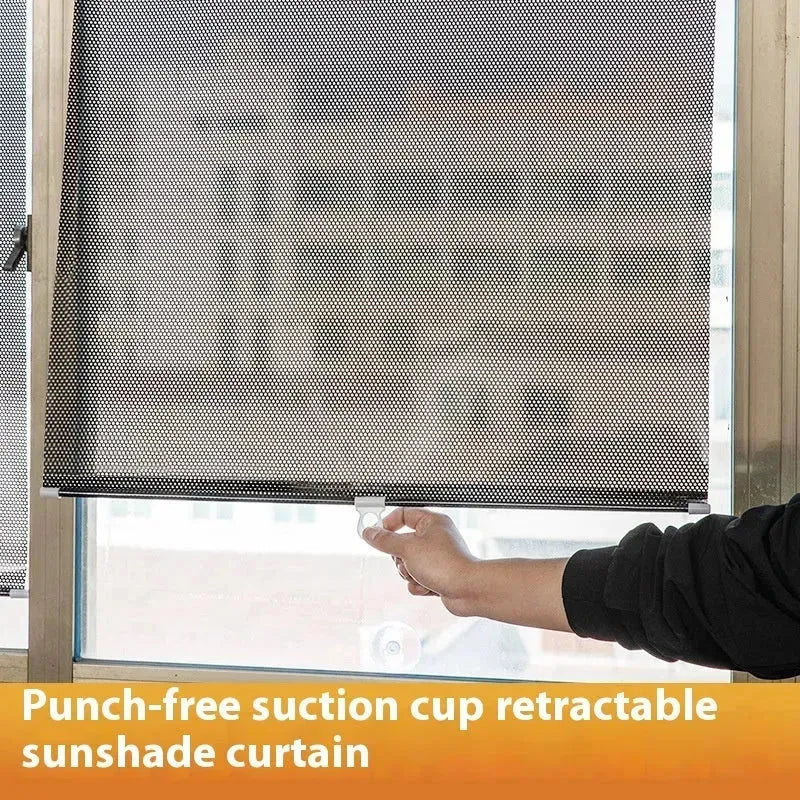 Household Window Sun Protection Punch-free Shading Balcony Shutter - EX-STOCK CANADA
