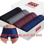 Boxed 4pcs Lot SKY HERO Mens Boxer Brief underwear Short pant men