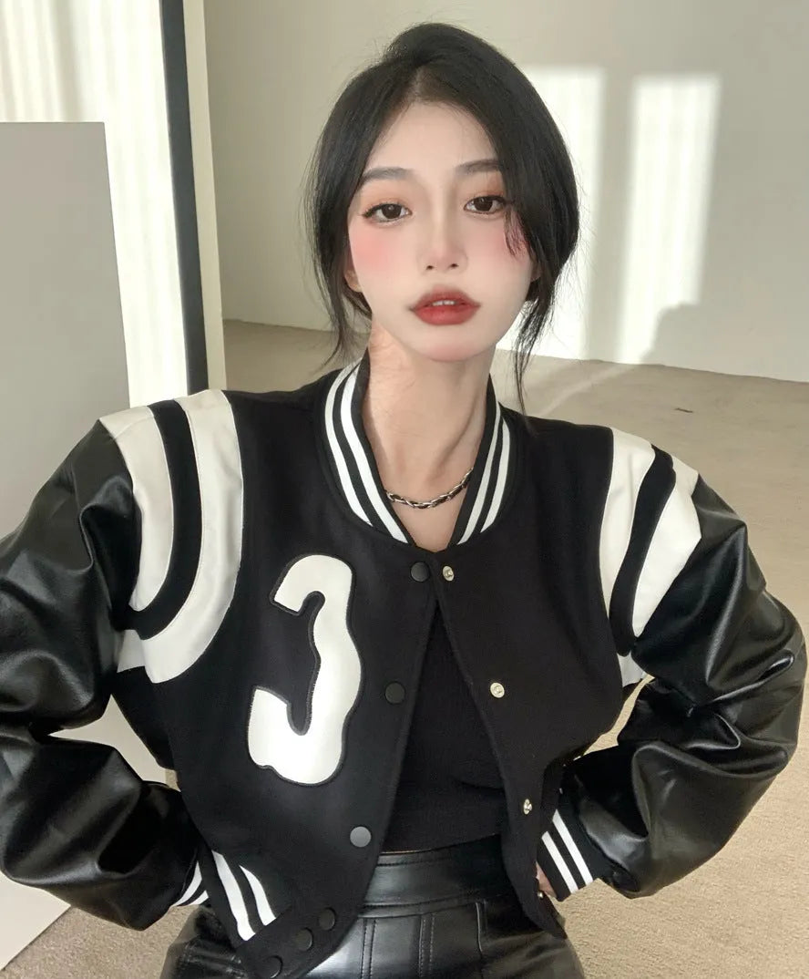 Retro Cropped Athleisure Jacket women - EX-STOCK CANADA