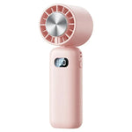 Mini Folding Digital Display Mute Refrigeration Handheld Fan - EX-STOCK CANADA