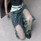 Retro Washed Ripped Baggy Jeans Pant For Women Summer Hollow Out - EX-STOCK CANADA