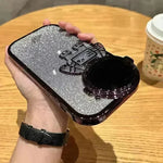 Glitter Astronaut Camera Stand Phone Case Invisible Lens Soft Cover - EX-STOCK CANADA