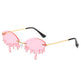 Sunglasses Personality Tear-shaped Visor Glasses EX-STOCK Canada 