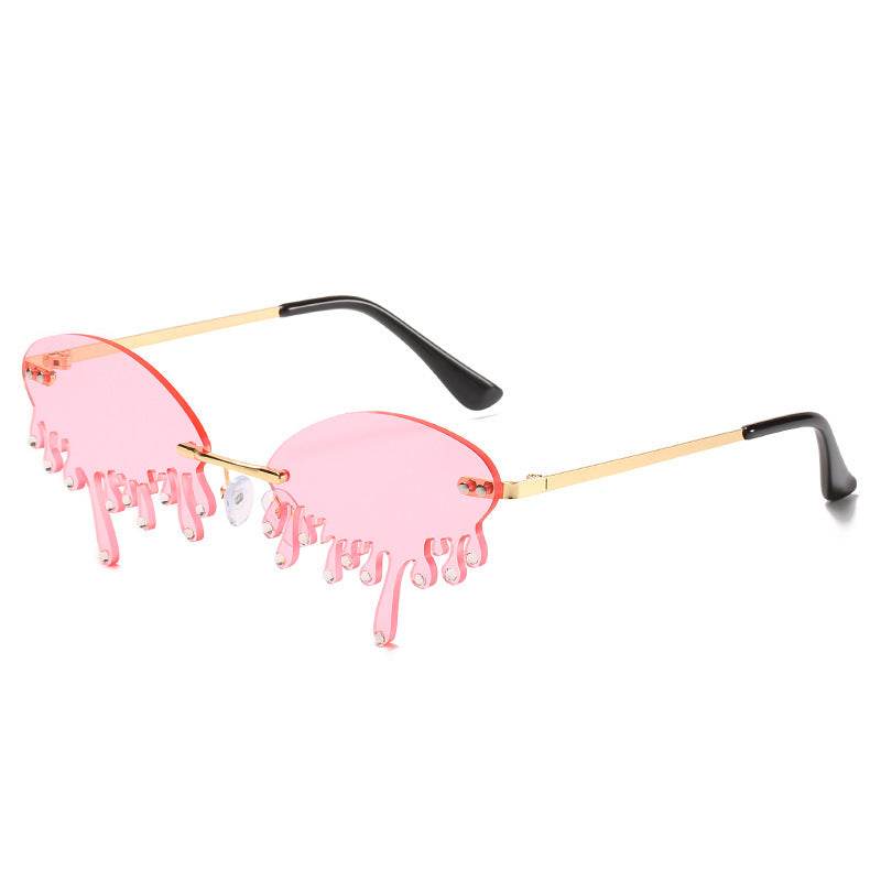 Sunglasses Personality Tear-shaped Visor Glasses EX-STOCK Canada 