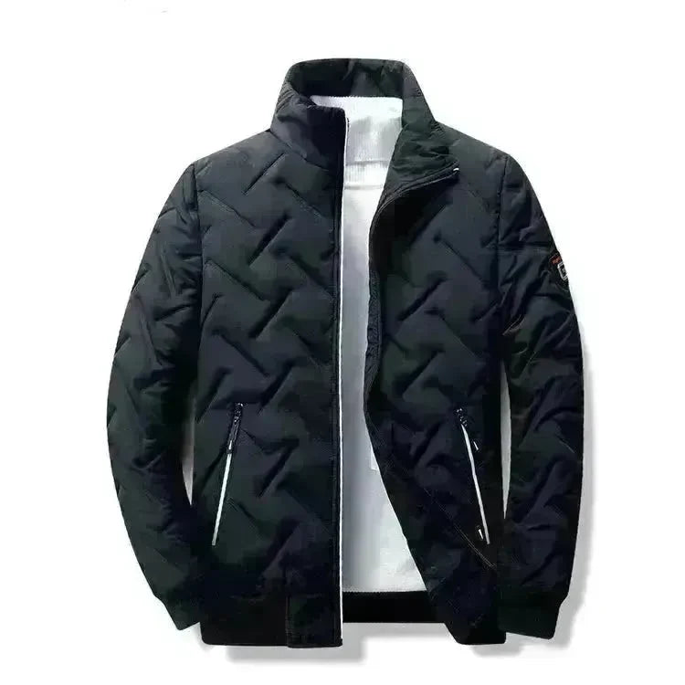 Men's Autumn Winter Coat Short Stand Collar Lightweight Down Jacket - EX-STOCK CANADA