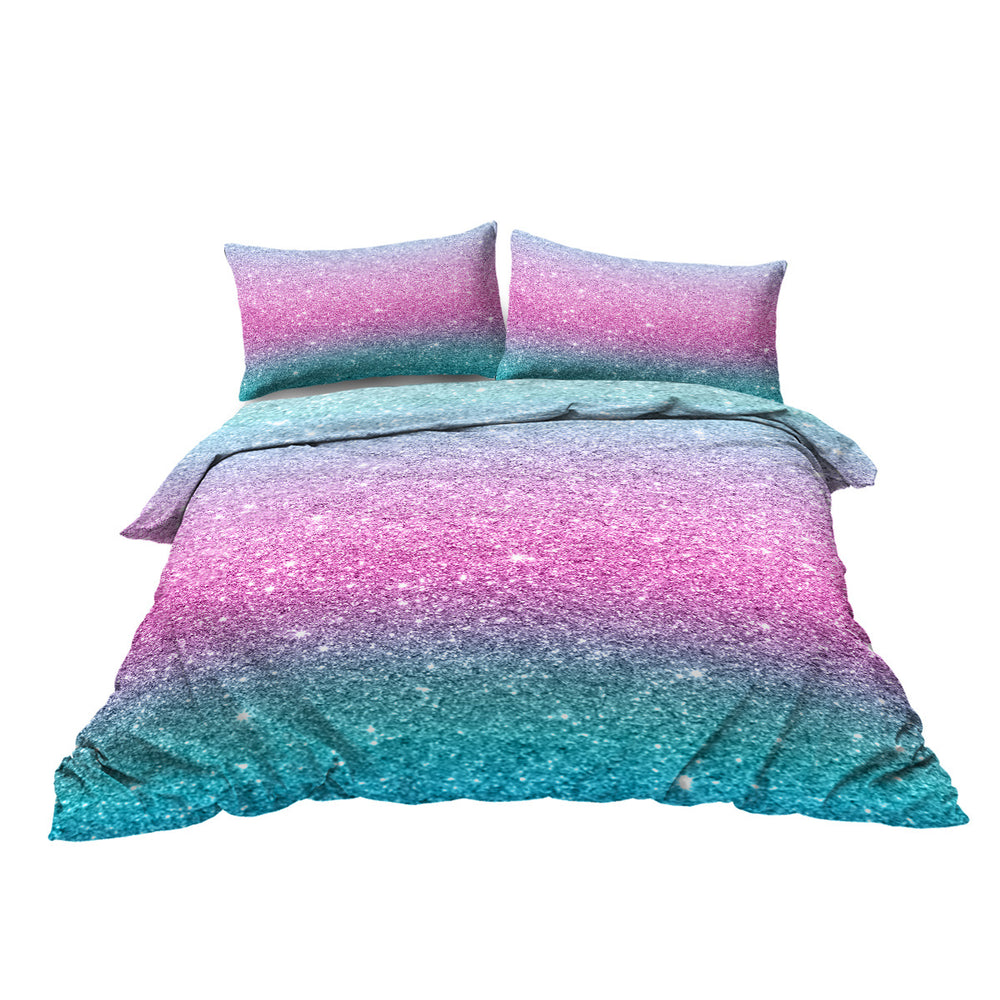 3PCS Ultra Soft Duvet Cover Set For Comforter Star Bedding Set Full Queen King Size EX-STOCK Canada 