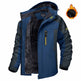 Winter Hooded Jacket Fashion Casual Warm Fleece Coat Windproof Rainproof Parka Windbreaker Men's Top EX-STOCK Canada 