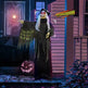 6ft Eye Red Light Vibration Witch Sound Voice Control, Standing Guiding Witch, Battery Model - Batteries Not Included, Halloween Standing Decoration - EX-STOCK Canada
