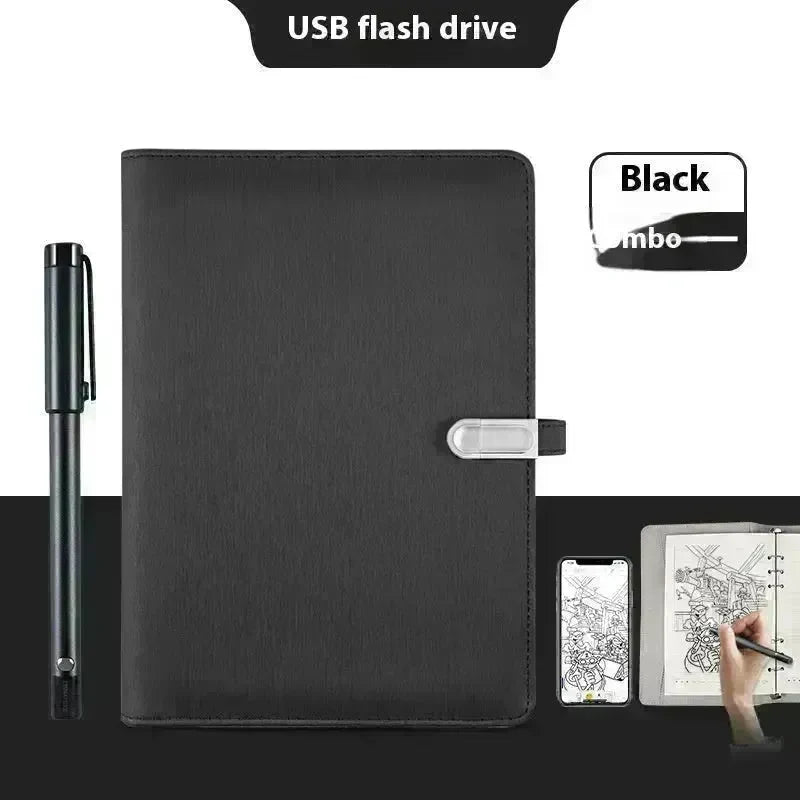 Handwriting Paper Screen Synchronization Smart Fingerprint Lock A5 Notebook - EX-STOCK CANADA