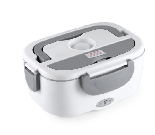 Kitchen Electric Heated Lunch Box Stainless Steel School Car Picnic Food Heating Heater Food Warmer Container EX-STOCK