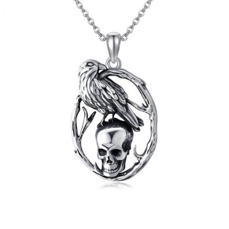 Creative Retro Halloween Skull Pendant Necklace EX-STOCK