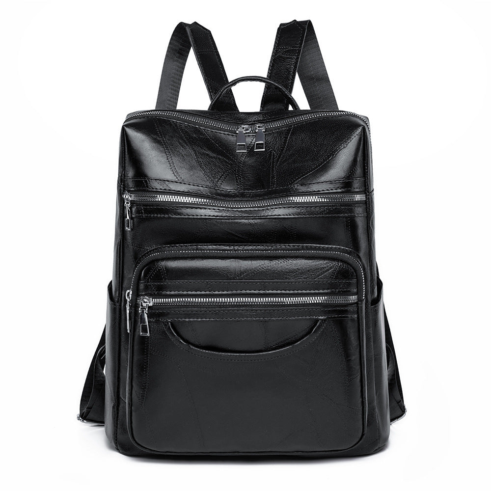 Women's Backpack PU Soft Leather Large Capacity EX-STOCK