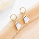 Halloween Ghost Earrings For Women Gold Ghost Huggie Hoop Earrings Halloween Jewelry Cute BOO Halloween Earrings EX-STOCK