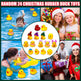 Collage of Christmas rubber duck toys with children playing and celebrating.
