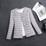 Women's Lightweight Short Inner-wear Round-neck Thermal Jacket - EX-STOCK Canada