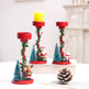 Christmas Decorations Desktop Resin Christmas Tree Elderly Candlestick EX-STOCK Canada 