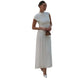 Women's Pleated Round Neck Sleeveless Irregular Dress EX-STOCK Canada 
