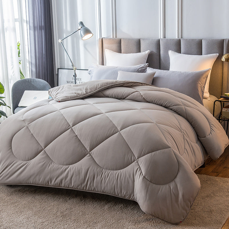 Simple Style Embroidered Skin-friendly Down Velvet Duvet EX-STOCK Canada 
