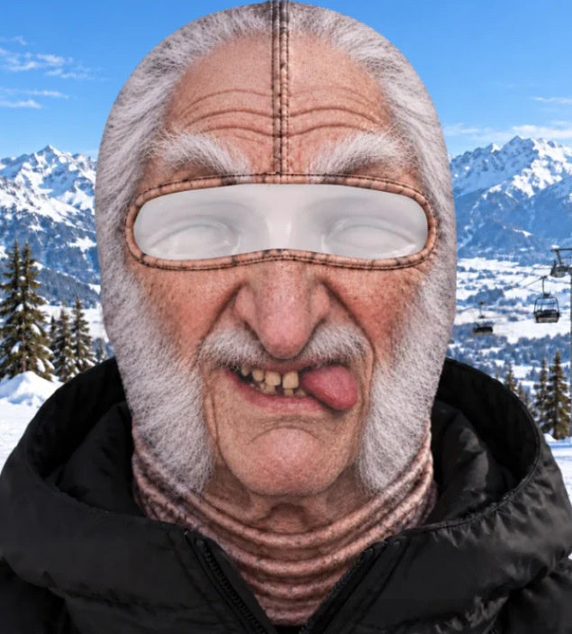 Realistic Winter Ski Face Mask Windproof Thermal Balaclava For Outdoor Sports And Parties | EX-STOCK product gallery photo 7