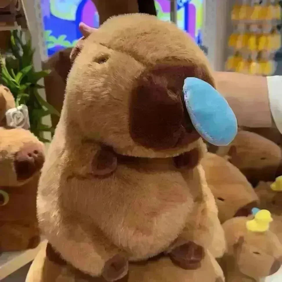 New Capibara Snot Withdraw Doll Doll Plush Toy Capybara Ugly And Cute Pillow Capybara Online Influencer Cute - EX-STOCK CANADA
