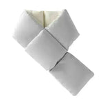 Warm Cross-design Pocket Scarf For Women Winter Outdoor Sports Skiing Cold-proof Down Cotton Plus Velvet Short Scarf - EX-STOCK CANADA