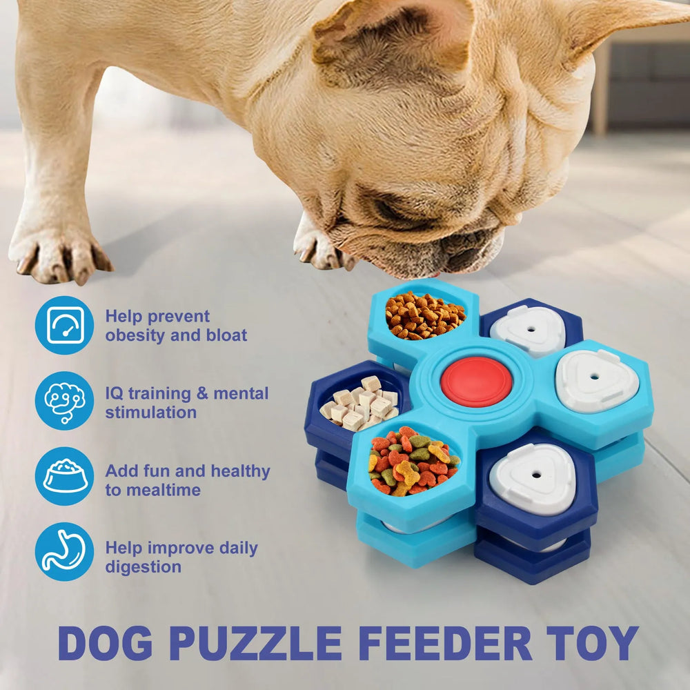4 Layers Slow Feeder Dog bowl Puzzle feeder toy - EX-STOCK CANADA