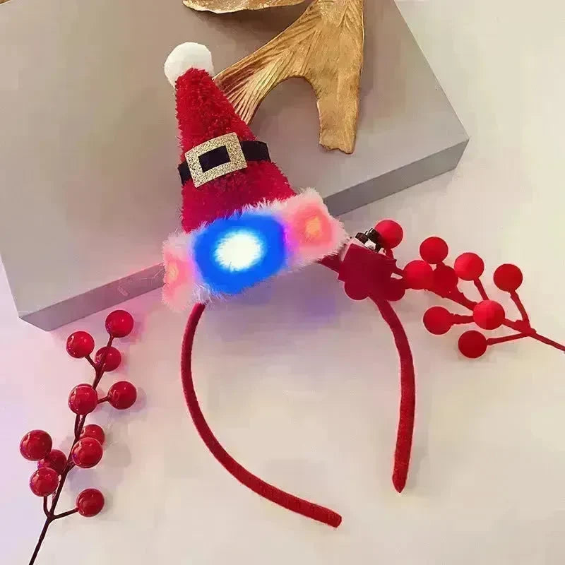 Christmas With Light Headband Snowflake Women's - EX-STOCK CANADA
