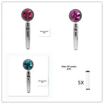 Propeller Driven Shower Head With Stop Button And Cotton Filter Turbocharged High Pressure Handheld Shower Nozzle - EX-STOCK CANADA