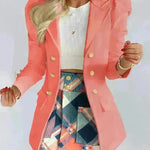 Women  Slim fitted Formal Fashion Short Skirt suit co ord skirt set for women - EX-STOCK CANADA