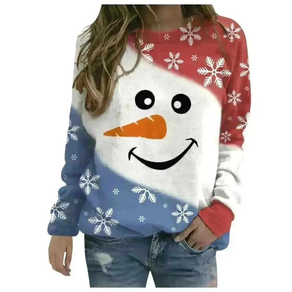 Women Autumn And Winter Funny Christmas Sweatshirt - EX-STOCK CANADA