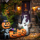 7.5ft Inflatable Halloween Pumpkin Ghost Family, Blow Up LED Display For Garden Indoor Outdoor EX-STOCK