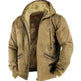 Winter Thick Fleece-lined Cotton-padded Coat Drawstring Jacket Cardigan for Men - EX-STOCK CANADA